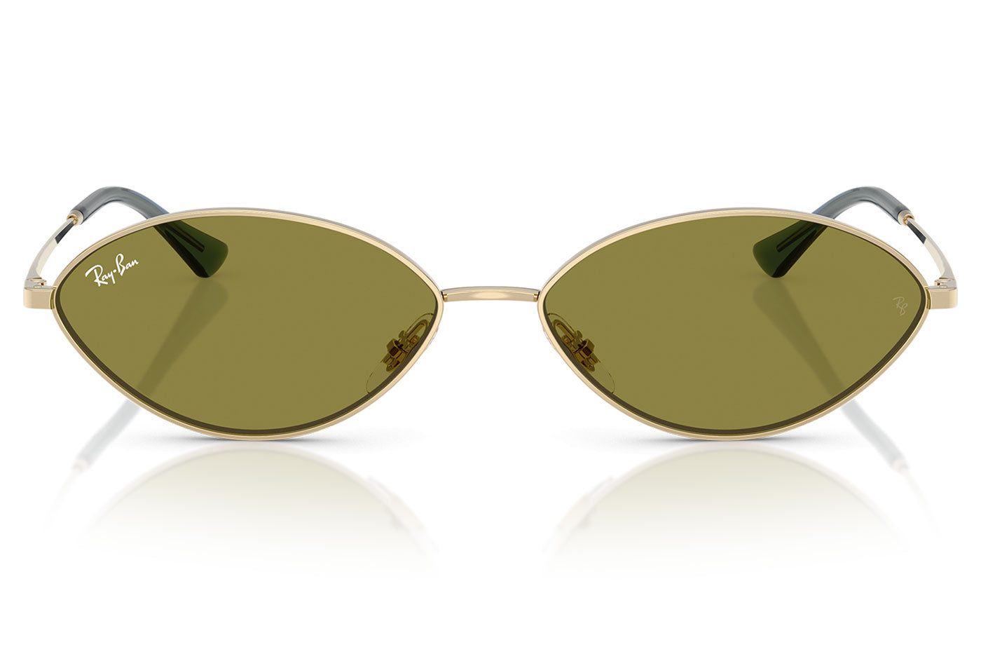 Ray-Ban RB3757 Kai Sunglasses - Pale Gold / Green