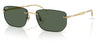 Ray-Ban RB3768 Sunglasses - Arista Gold / Dark Green