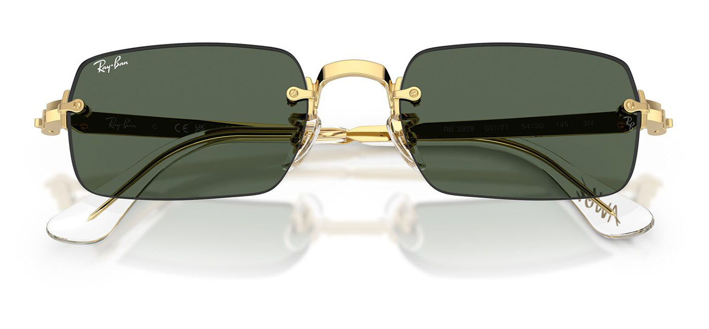 Ray-Ban RB3928 By A$AP Rocky Sunglasses - Arista Gold / Dark Green