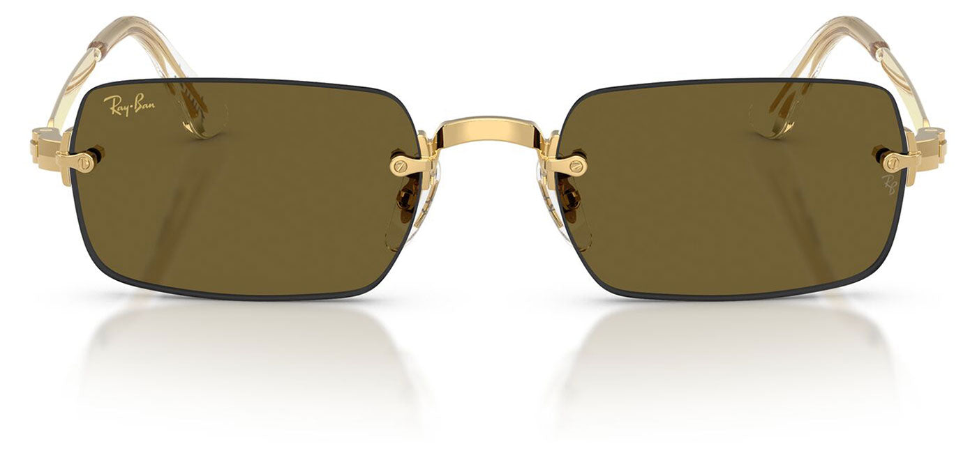 Ray-Ban RB3928 By A$AP Rocky Sunglasses - Arista Gold / Dark Brown