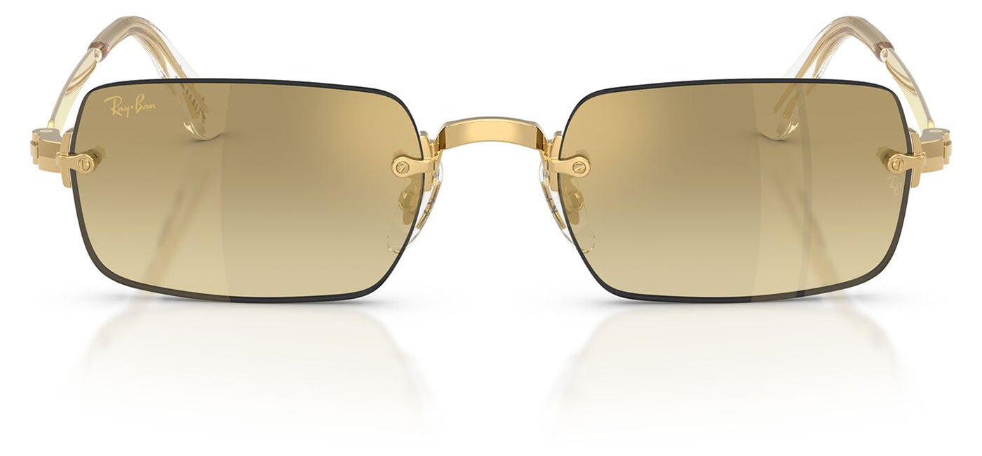 Ray-Ban RB3928 By A$AP Rocky Sunglasses - Arista Gold / Brown Mirror Gold Gradient