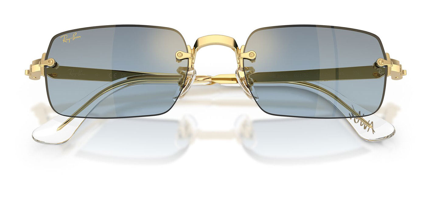 Ray-Ban RB3928 By A$AP Rocky Sunglasses - Arista Gold / Blue Gradient Dark Grey
