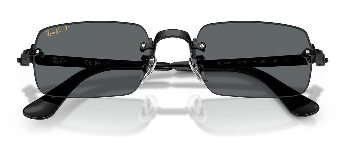 Ray-Ban RB3928 By A$AP Rocky Sunglasses - Black / Dark Grey Polarised