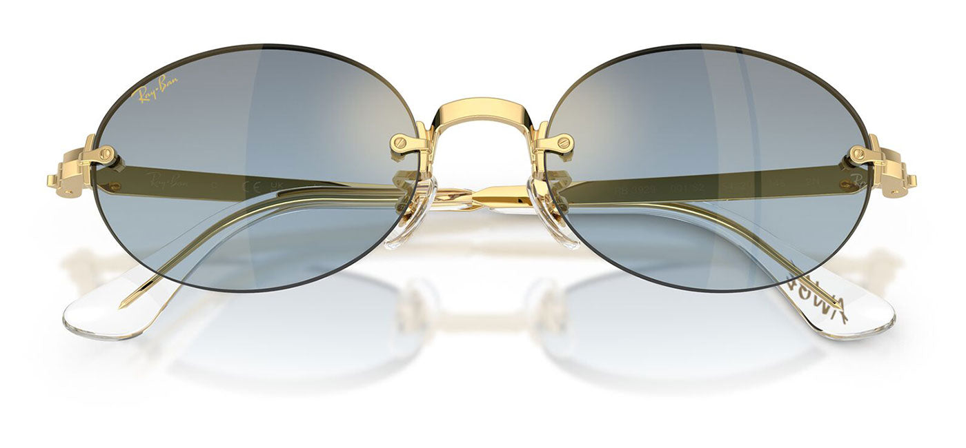 Ray-Ban RB3929 By A$AP Rocky Sunglasses - Arista Gold / Blue Gradient Dark Grey
