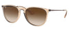 Ray-Ban RB4171 Erika Sunglasses - Transparent Light Brown / Brown Gradient Dark Brown
