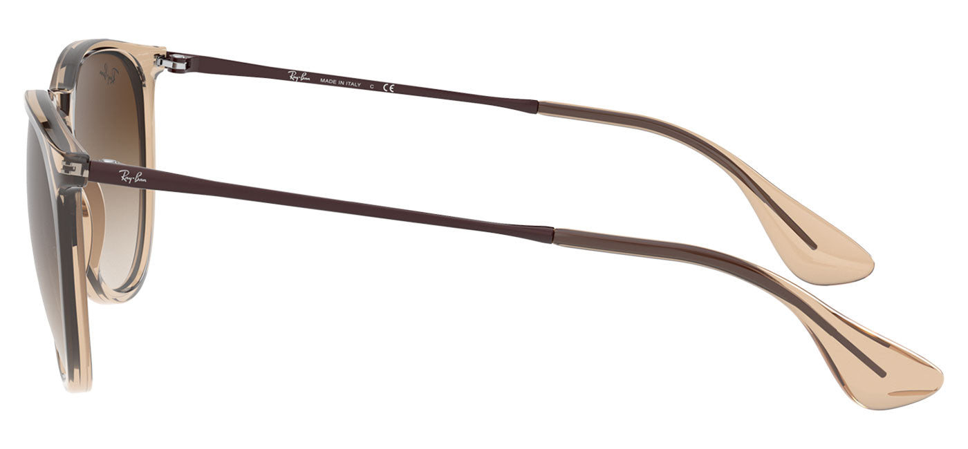 Ray-Ban RB4171 Erika Sunglasses - Transparent Light Brown / Brown Gradient Dark Brown