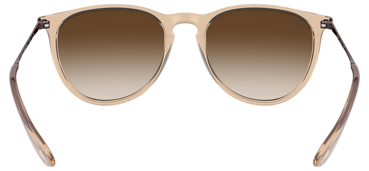 Ray-Ban RB4171 Erika Sunglasses - Transparent Light Brown / Brown Gradient Dark Brown