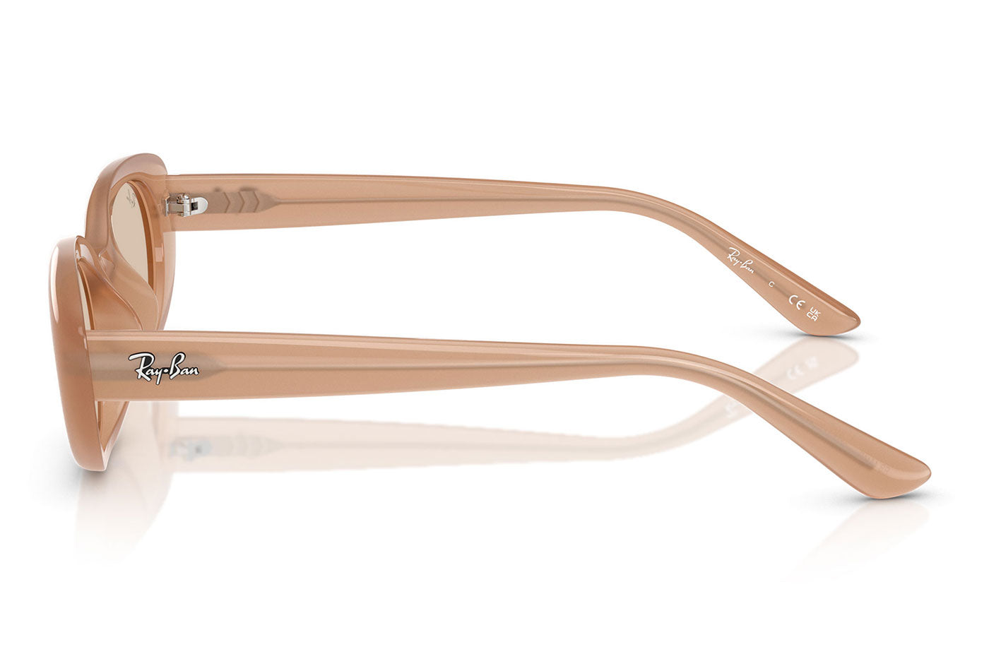 Ray-Ban RB4441D Sunglasses - Opal Beige / Light Brown