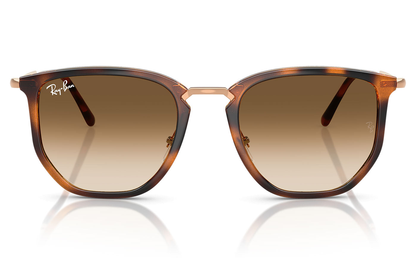 Ray-Ban RB4451 Sunglasses - Transparent Orange / Clear Gradient Brown