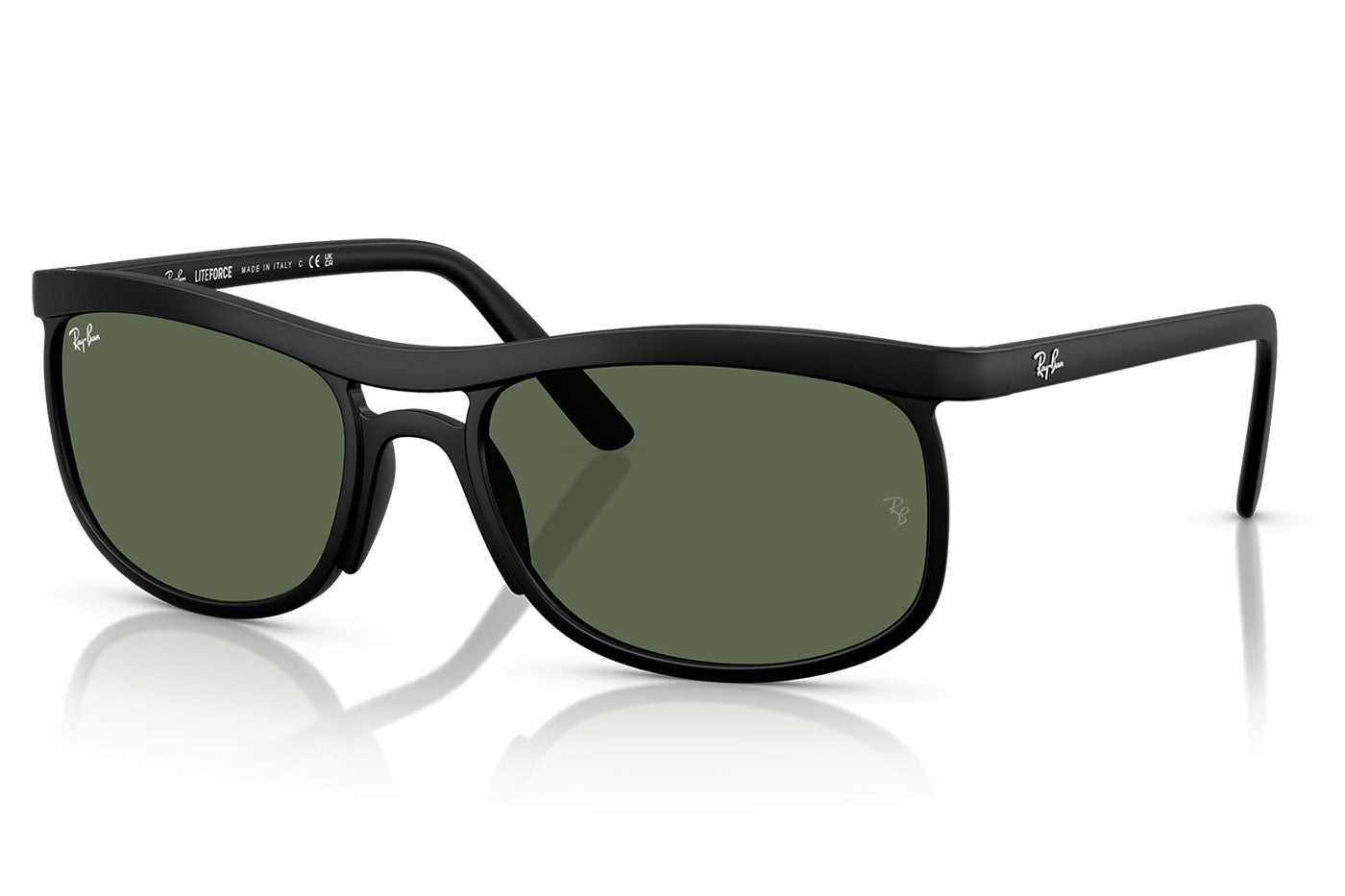 Ray-Ban RB4452 Sunglasses - Sand Black / Dark Green