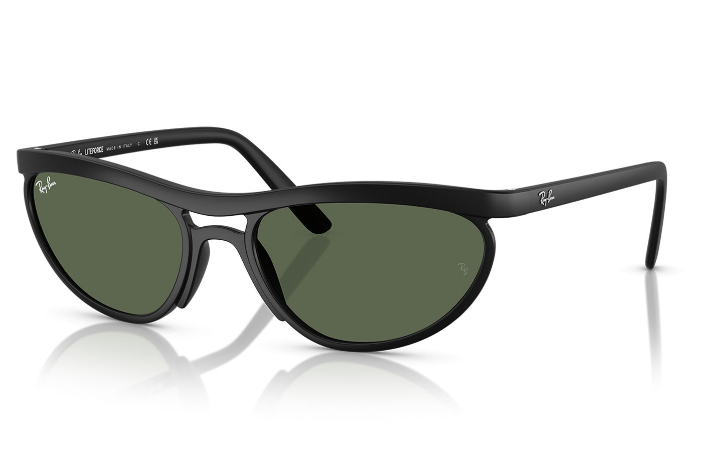 Ray-Ban RB4453 Sunglasses - Sand Black / Dark Green