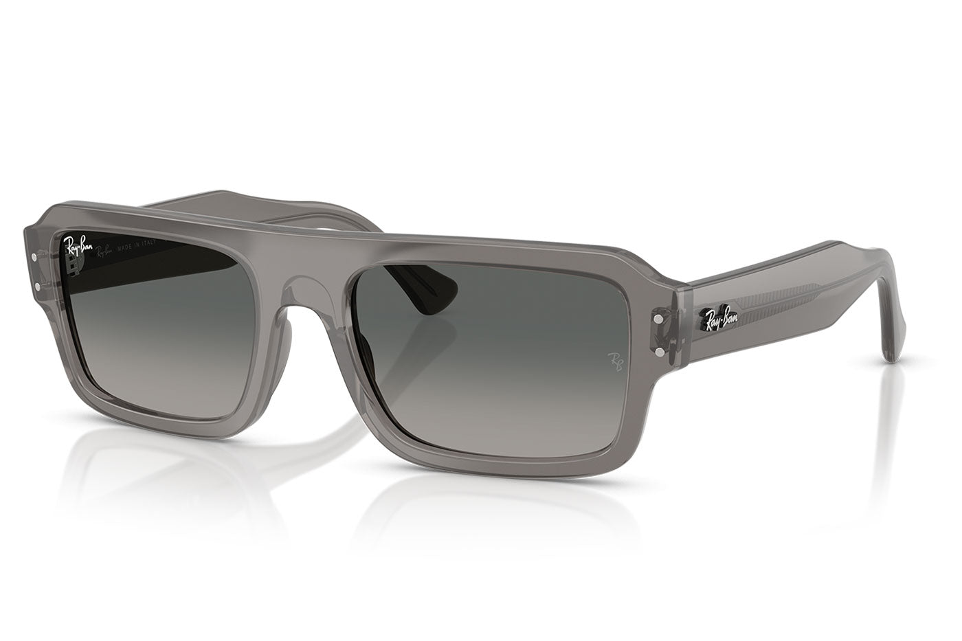 Ray-Ban RB4454 Lukas Sunglasses - Transparent Grey / Gradient Grey