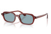 Ray-Ban RB4455 Zuri Sunglasses - Rosty Brown / Blue