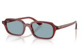 Ray-Ban RB4455 Zuri Sunglasses - Rosty Brown / Blue