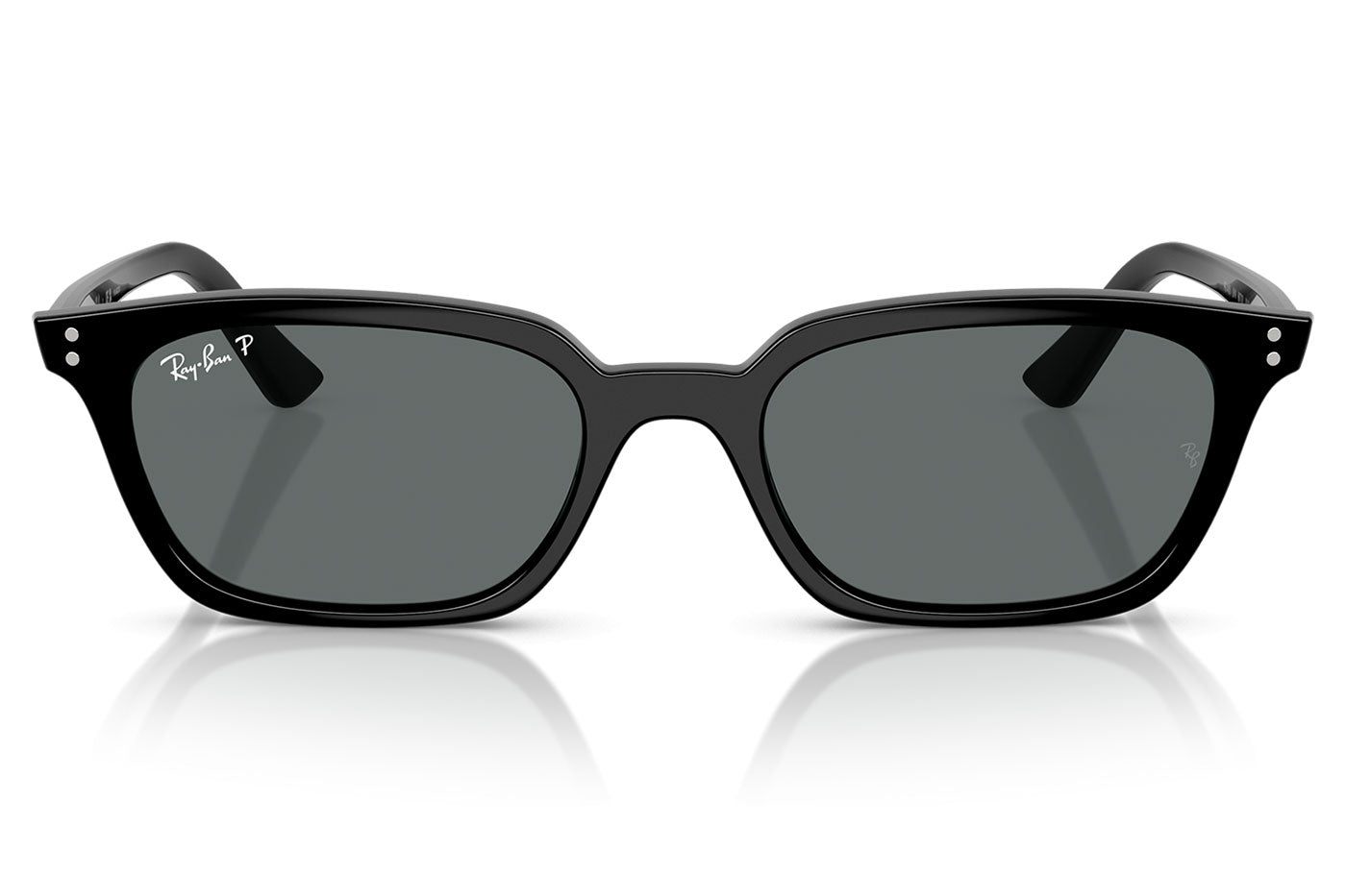 Ray-Ban RB4456 Zaya Sunglasses - Black / Dark Grey Polar