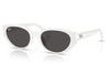 Ray-Ban RB4457D Sunglasses - White / Dark Grey