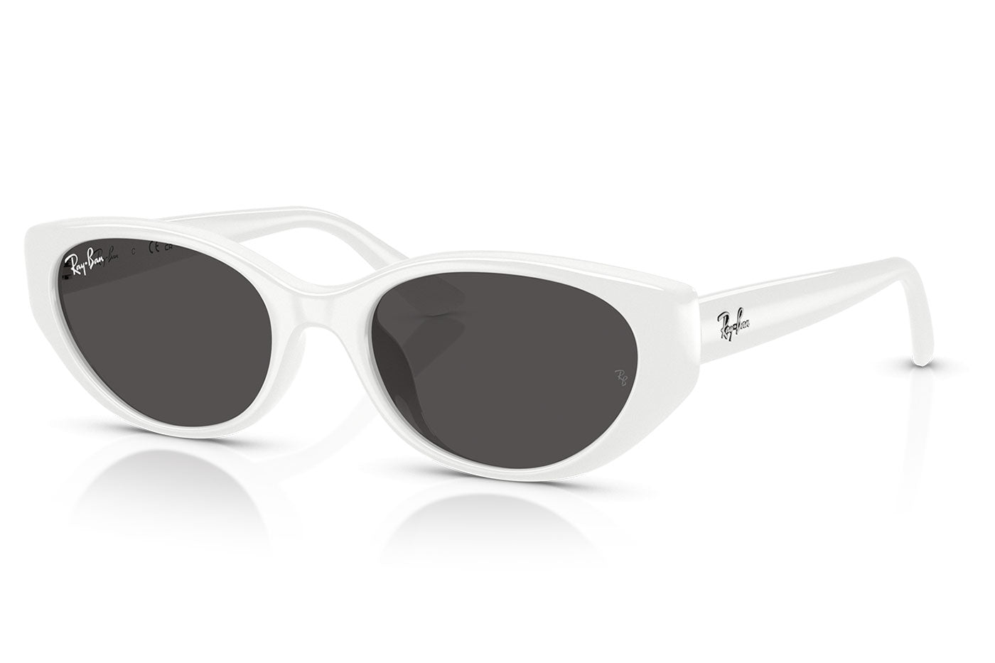 Ray-Ban RB4457D Sunglasses - White / Dark Grey