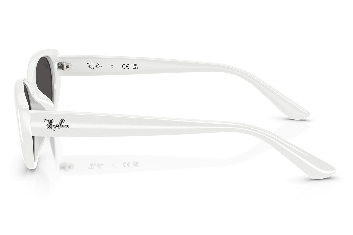 Ray-Ban RB4457D Sunglasses - White / Dark Grey