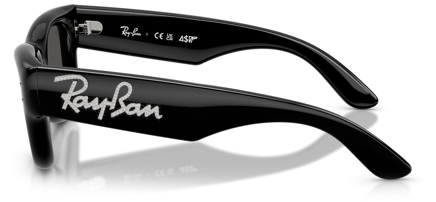 Ray-Ban RB4940B Wayfarer Puffer Crystal Edition Sunglasses - Black / Ultra Black