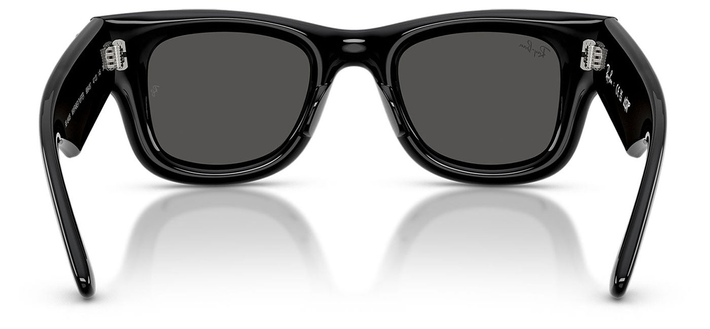 Ray-Ban RB4940B Wayfarer Puffer Crystal Edition Sunglasses - Black / Ultra Black