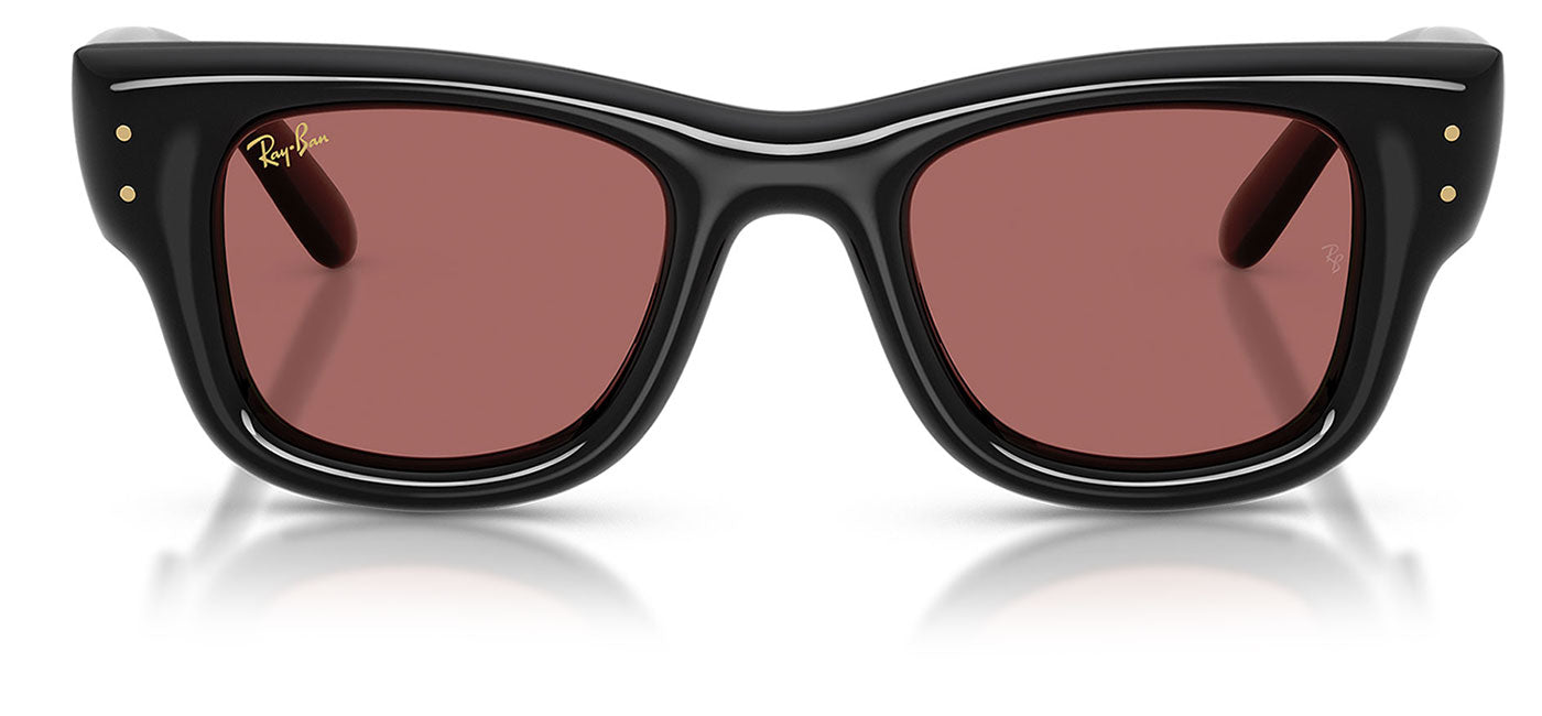 Ray-Ban RB4940 Wayfarer Puffer Sunglasses - Black / Dark Violet