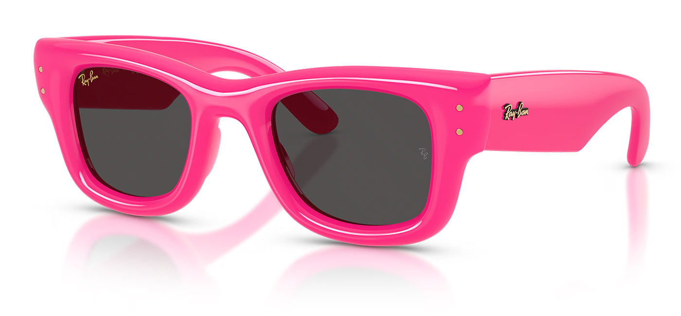 Ray-Ban RB4940 Wayfarer Puffer Sunglasses - Fucsia / Ultra Black