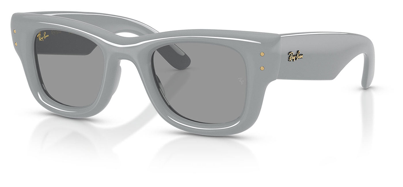 Ray-Ban RB4940 Wayfarer Puffer Sunglasses - Solid Grey / Grey