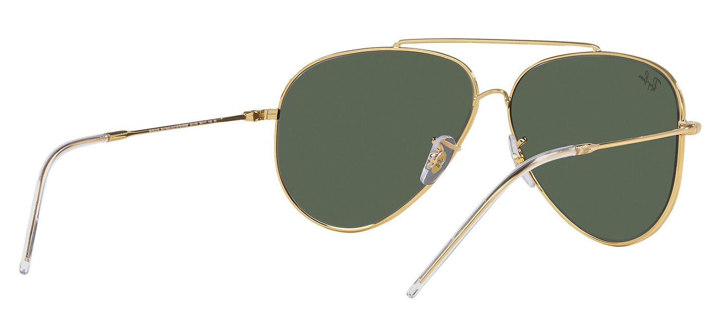 Ray-Ban RBR0101S Aviator Reverse Sunglasses - Gold / Green