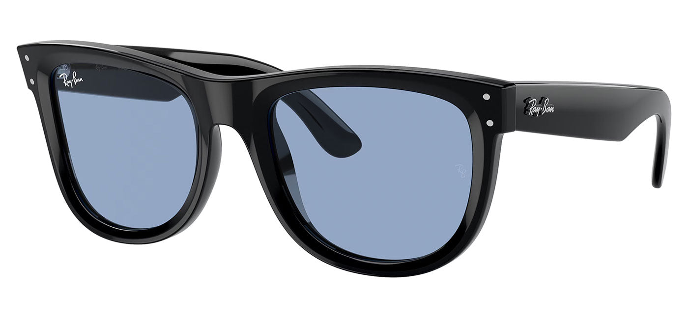 Ray-Ban RBR0502S Wayfarer Reverse Sunglasses - Black / Light Blue