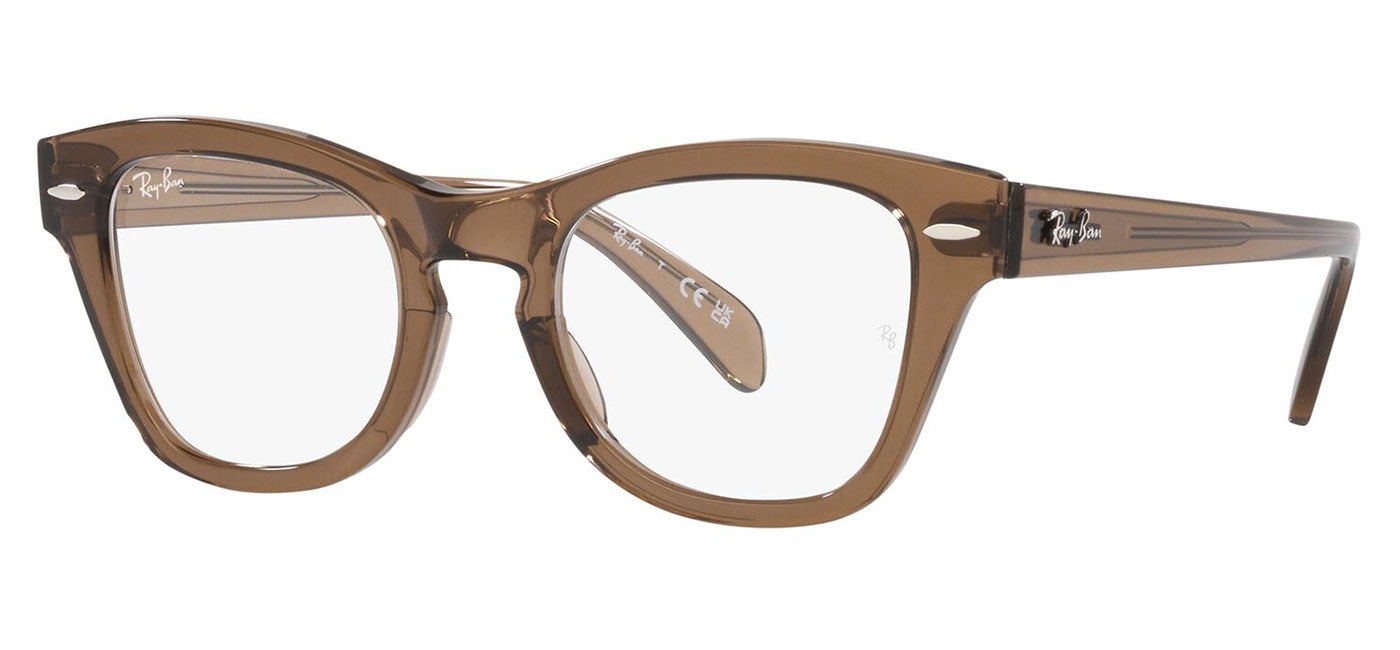 Ray-Ban RX0707V Glasses - Transparent Light Brown