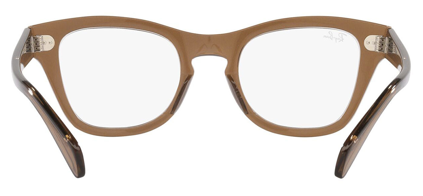 Ray-Ban RX0707V Glasses - Transparent Light Brown