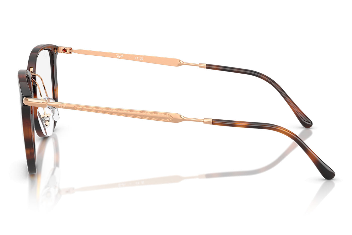 Ray-Ban RX4451V Glasses - Striped Havana