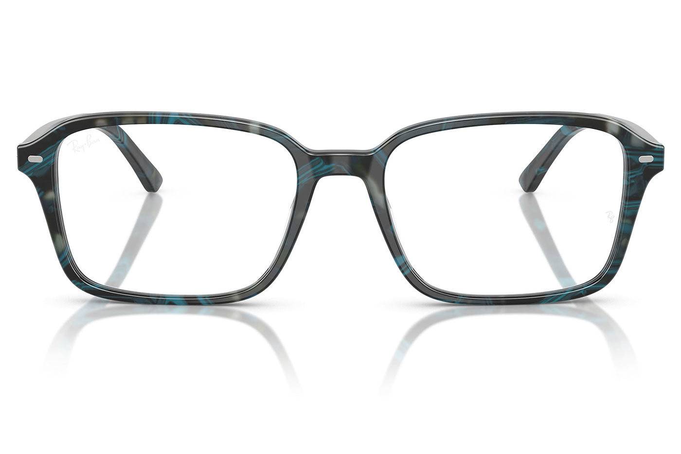 Ray-Ban RX5431 Raimond Glasses - Transparent Fantasy Blue & Grey