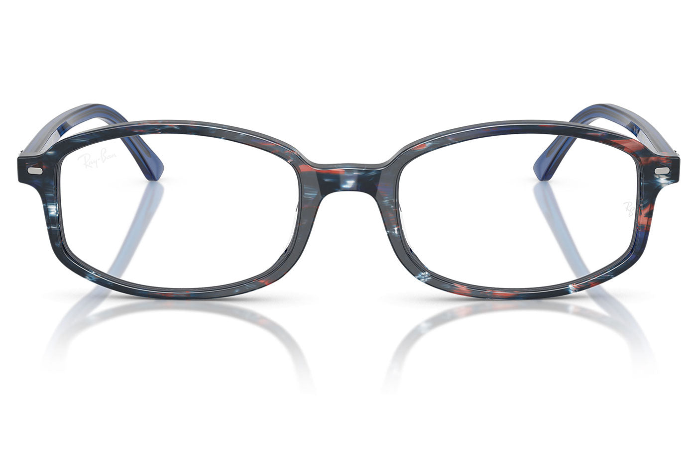 Ray-Ban RX5432 Sam Glasses - Transparent Shade Fantasy Blue