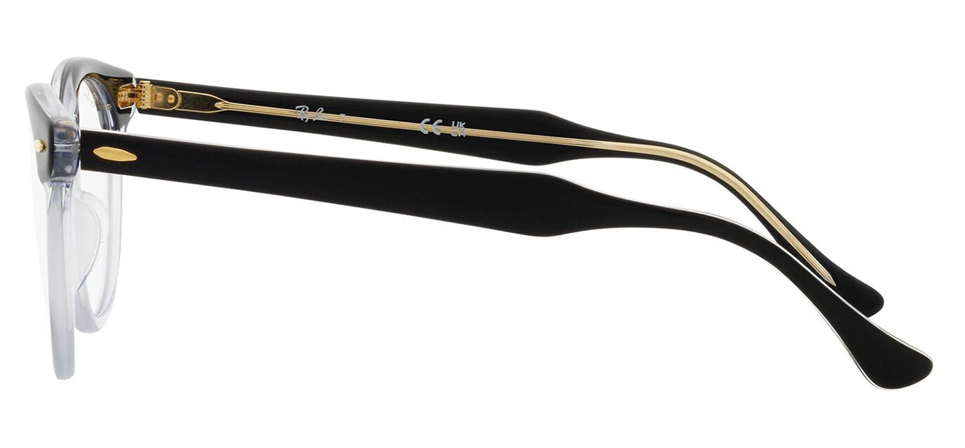 Ray-Ban RX5598 Eagle Eye Glasses - Polished Black on Transparent