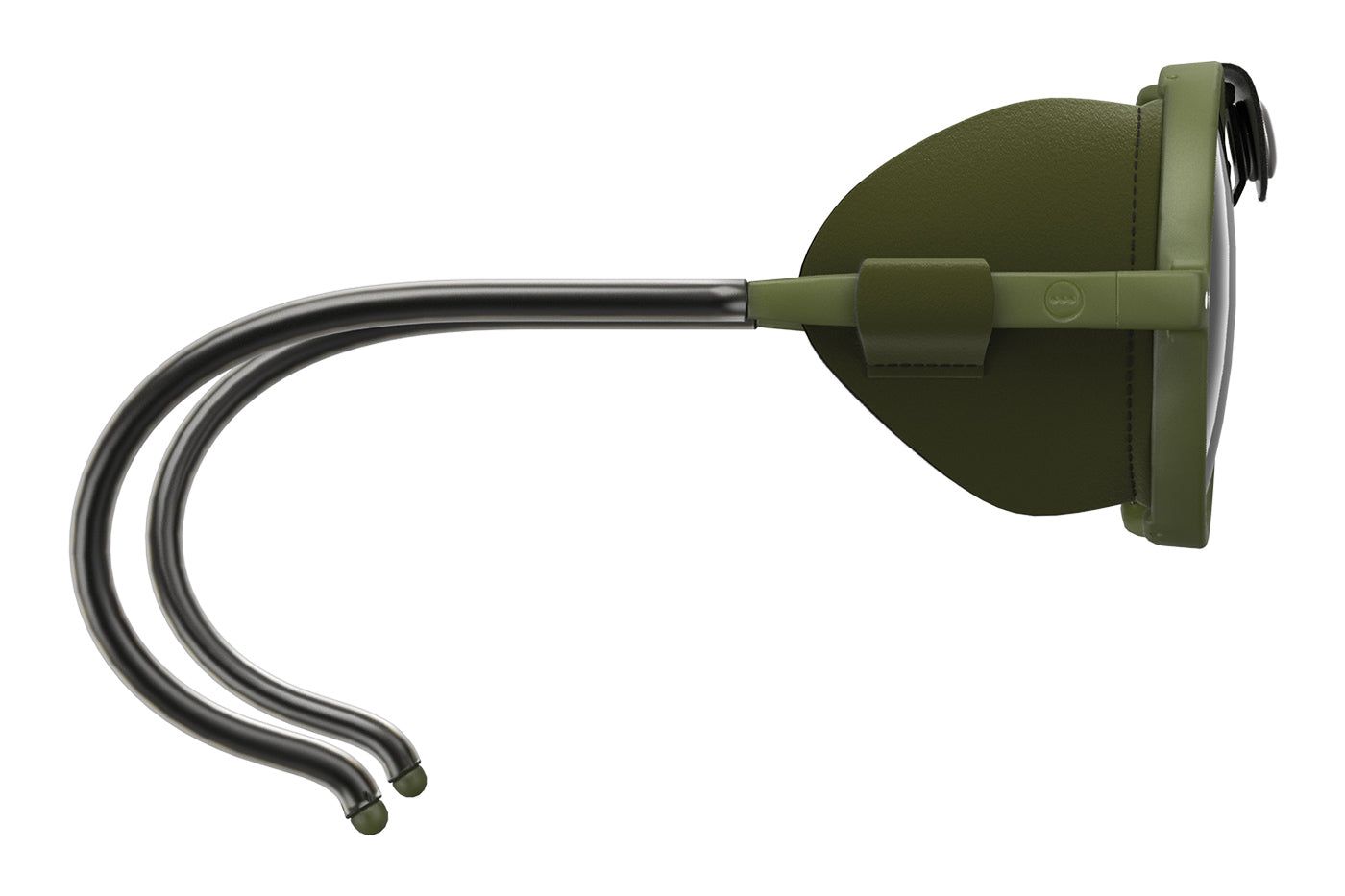 IZIPIZI #G Glacier Sunglasses - Kaki Green / Brown - Cat. 4 Intense Light