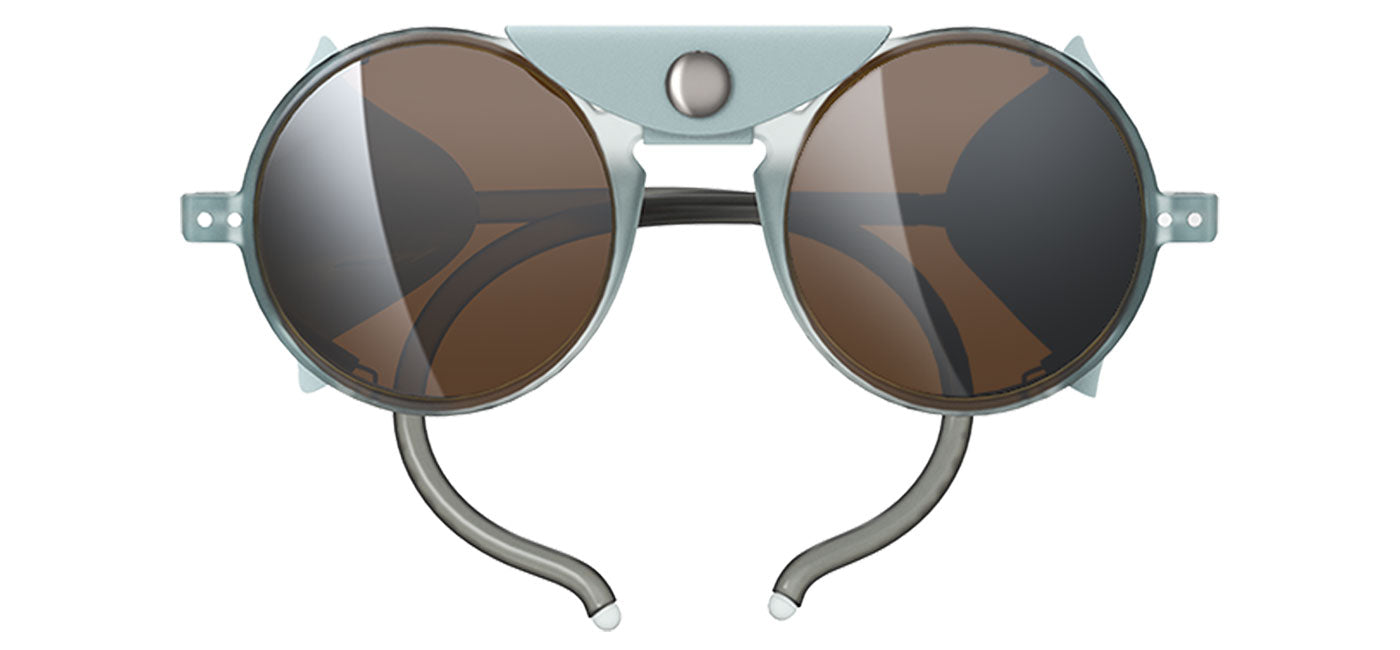 IZIPIZI #G Glacier Sunglasses - Icey Blue / Brown - Cat. 4 Intense Light