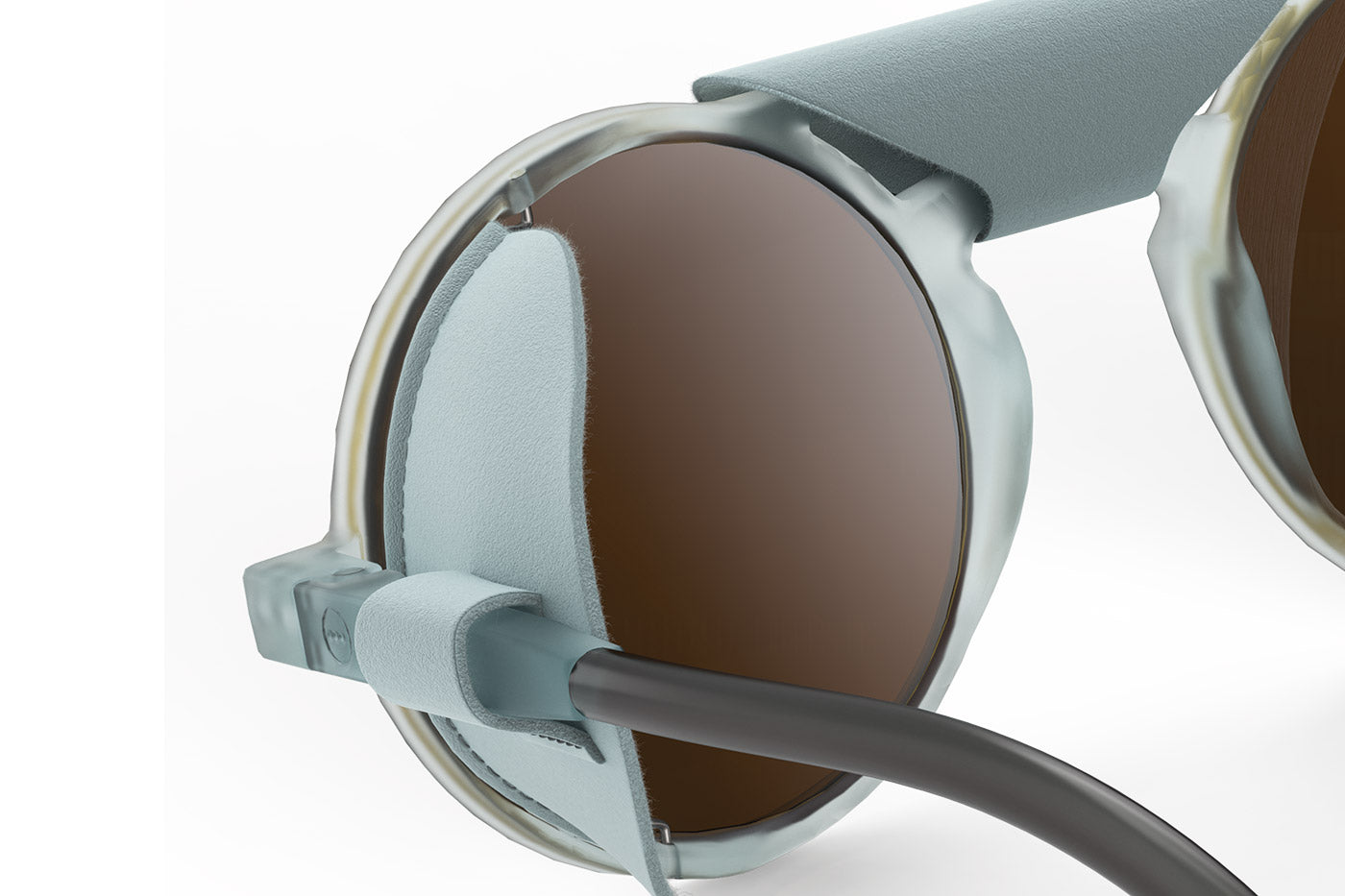 IZIPIZI #G Glacier Sunglasses - Icey Blue / Brown - Cat. 4 Intense Light