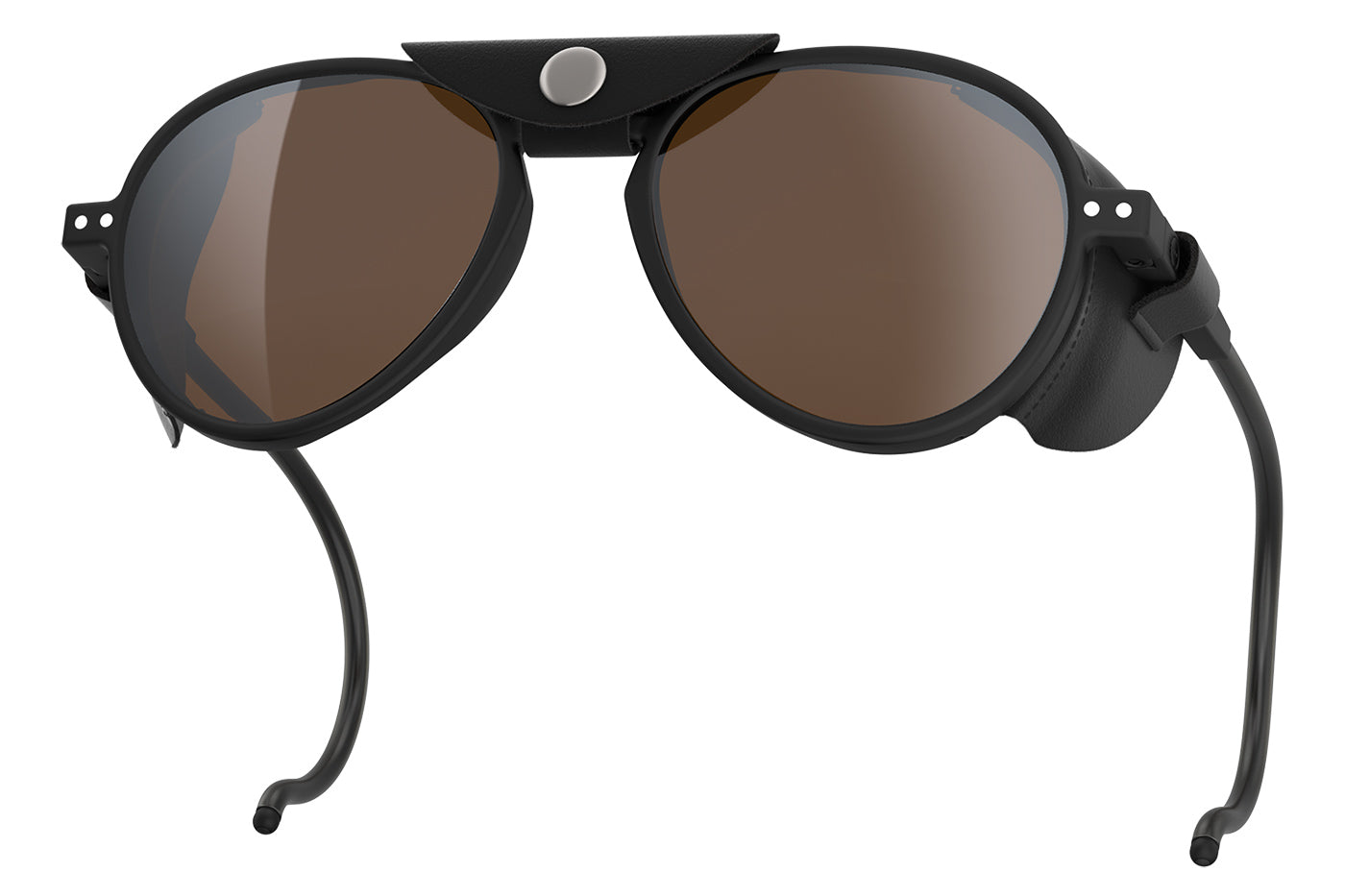 IZIPIZI #I Glacier Sunglasses - Black / Brown - Cat. 4 Intense Light