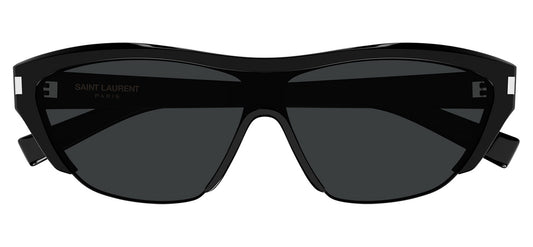Saint Laurent SL 704 Sunglasses - Black / Black