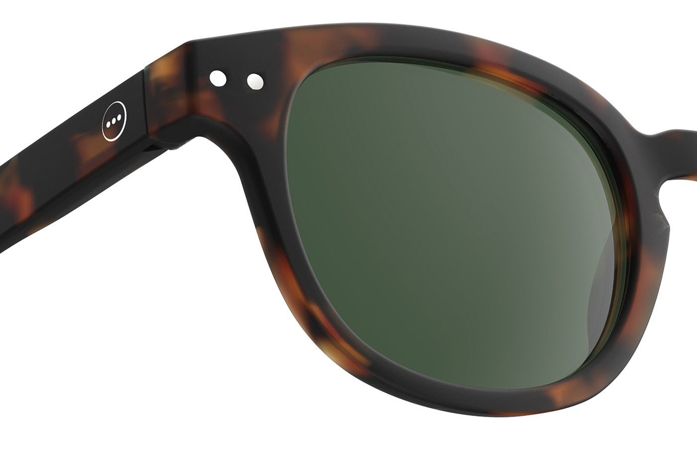 IZIPIZI #C Sunglasses - Tortoise / Green