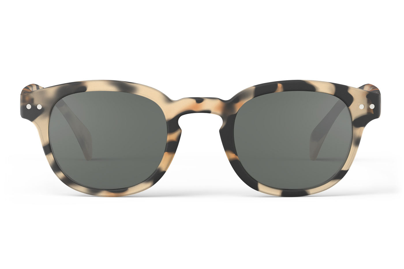 IZIPIZI #C Sunglasses - Light Tortoise / Grey