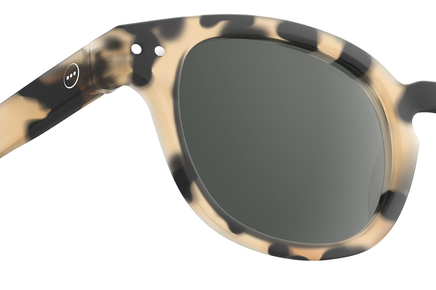 IZIPIZI #C Sunglasses - Light Tortoise / Grey