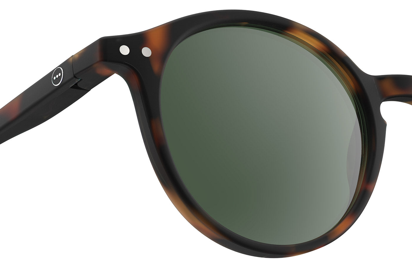 IZIPIZI #D Sunglasses - Tortoise / Green