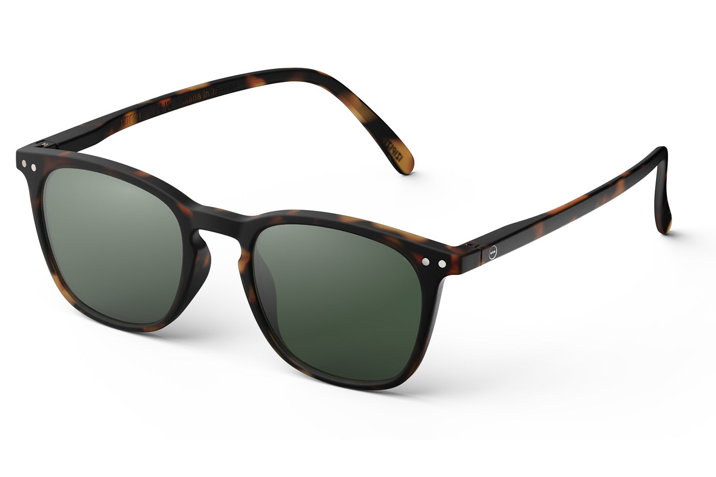 IZIPIZI #E Sunglasses - Tortoise / Green