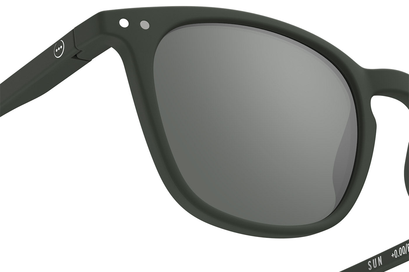 IZIPIZI #E Sunglasses - Kaki Green / Grey