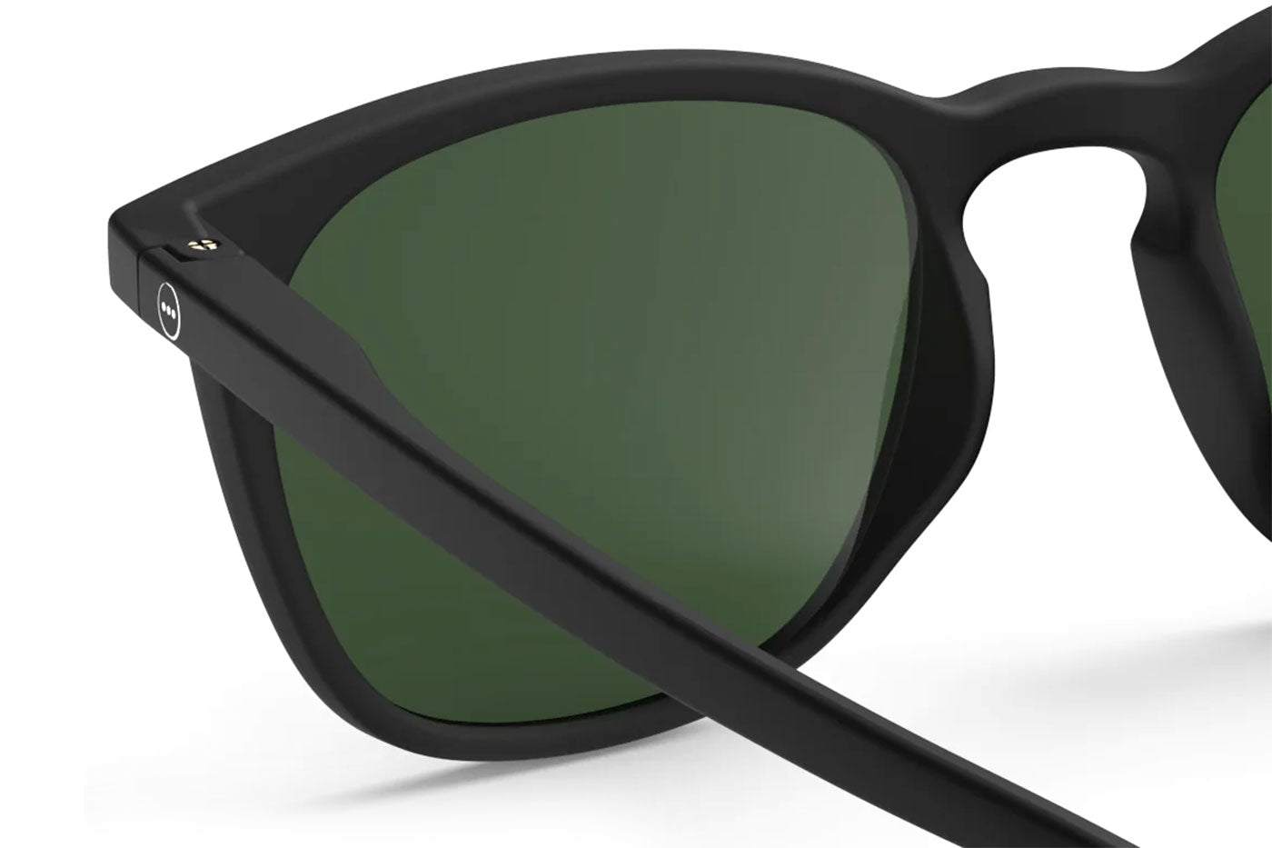 IZIPIZI #E Sunglasses - Black / Green Polarised