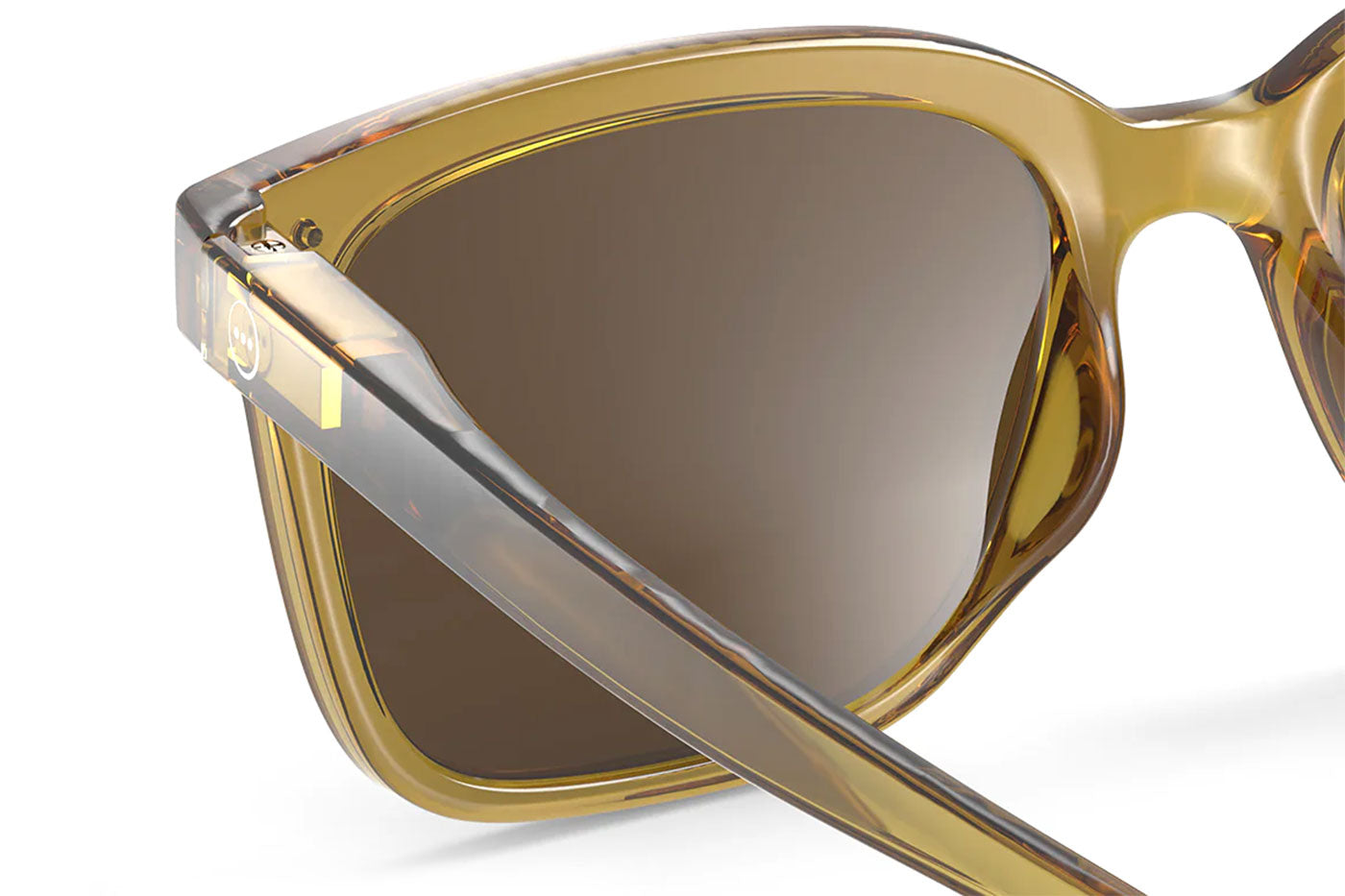 IZIPIZI #L Sunglasses - Golden Green / Brown