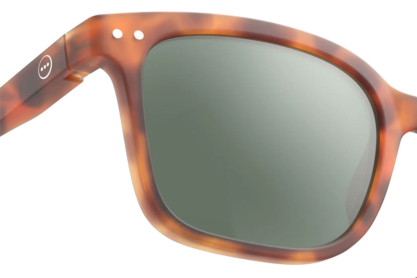 IZIPIZI #L Sunglasses - Havane / Green