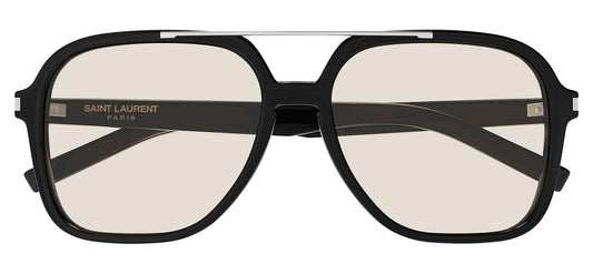 Saint Laurent SL 545 Sunglasses - Black / Yellow